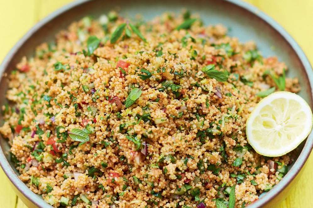 Tuck in to some Turkish couscous salad