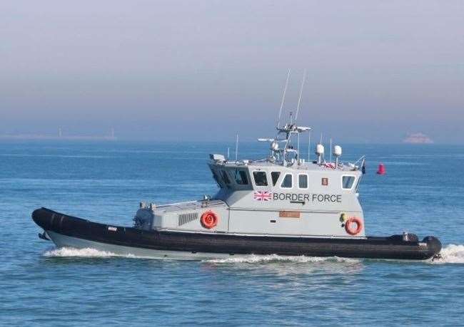 A Border Force cutter intercepted a further eight migrants. Stock picture: Susan Pilcher (35040057)