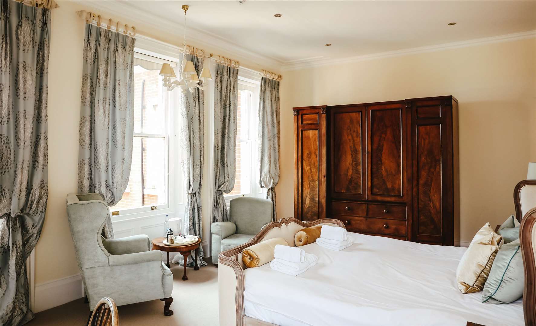 You and your guest can enjoy two nights in a beautiful suite inside the main house. Picture: Mount Ephraim