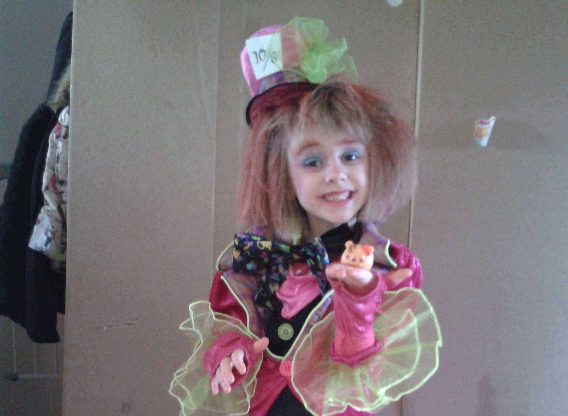 Caitlyn Hutson age 6 as the mad hatter