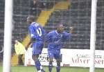 HAPPY MAN: Rod Wallace shows his delight after scoring his first goal for Gills. Picture: PAUL DENNIS