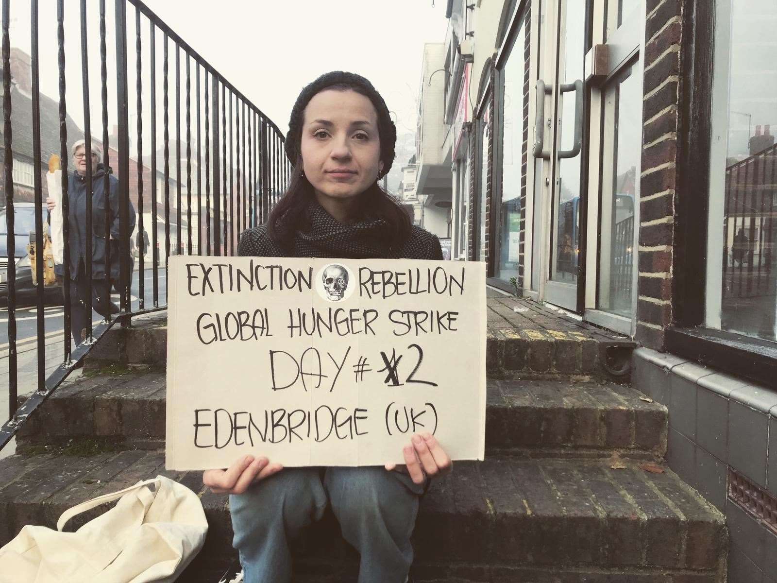 Alexia Hall is part of a global hunger strike as part of Extinction Rebellion (21995109)