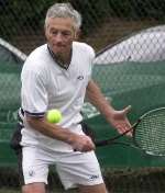 Phil Pretty from Maidstone won the over 65s singles title