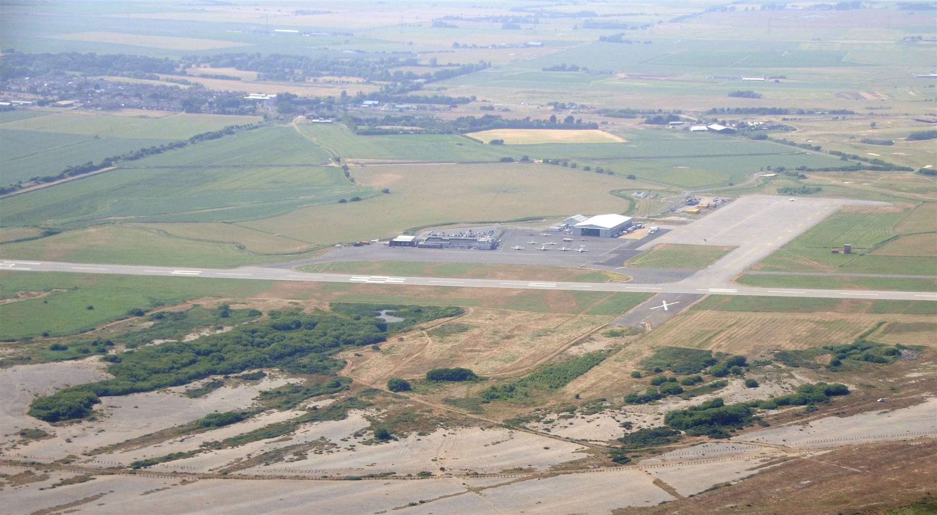 Lydd Airport will host thousands of dance music fans this May. Picture: Paul Amos FM2710524