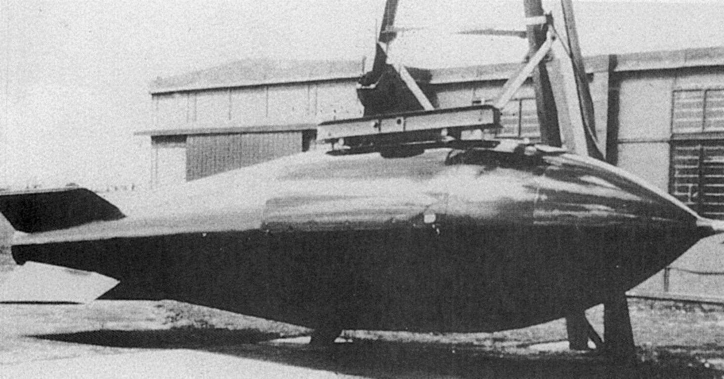 The first ever British nuclear weapon, delivered to the Royal Air Force in 1954, Copyright: Defence Science and Technology