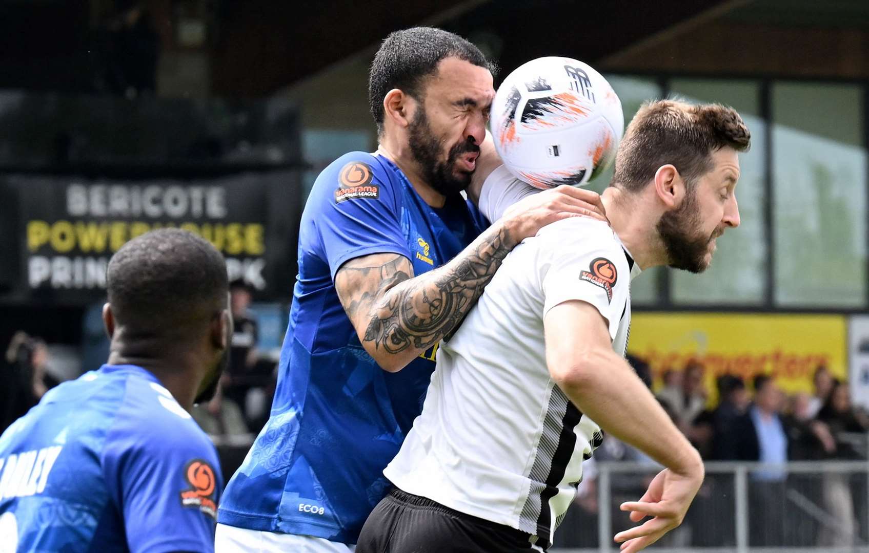 Dartford and St Albans go head to head during Sunday’s National League South Play-off Semi-Final. Picture: Keith Gillard