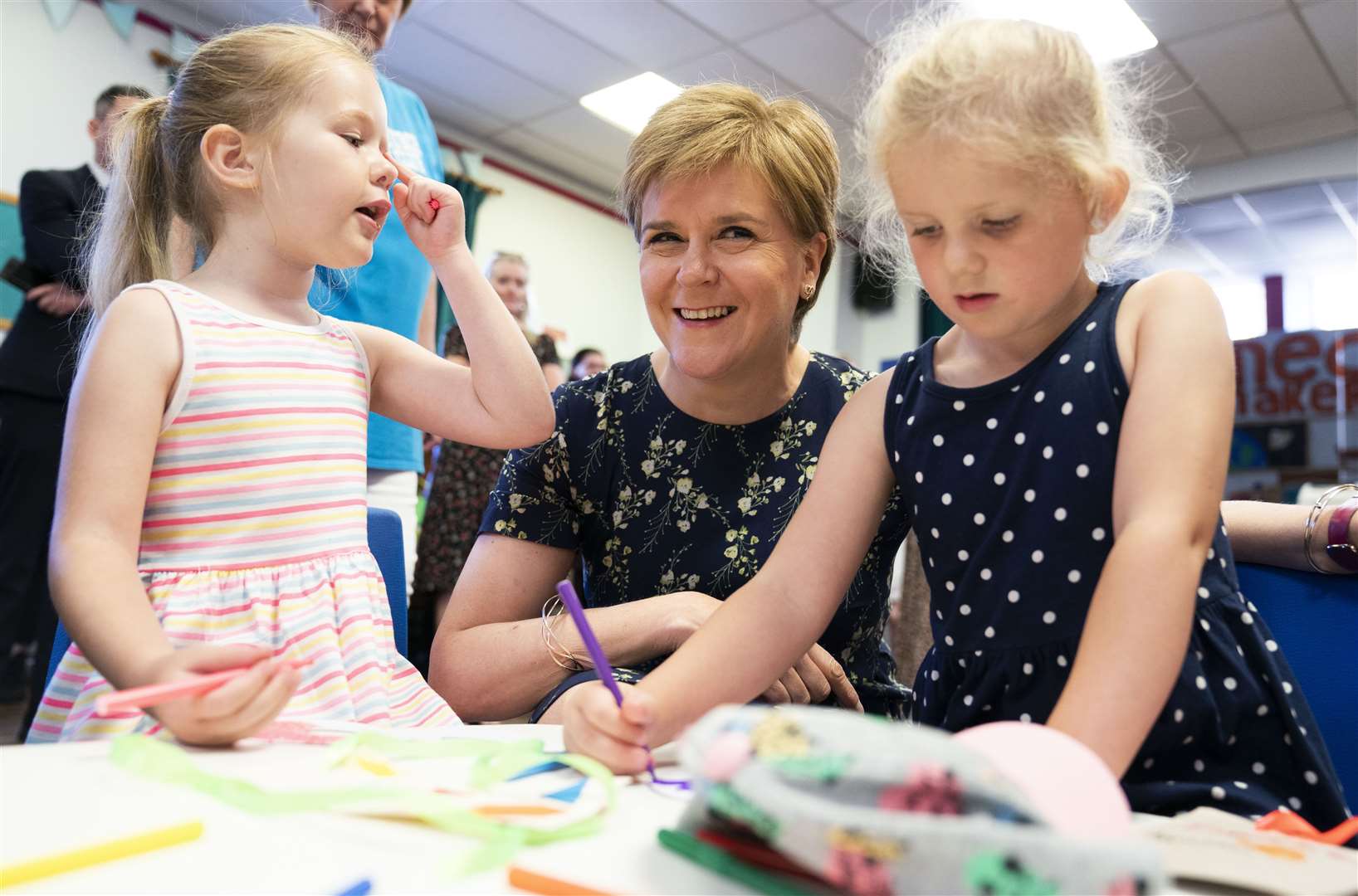 Nicola Sturgeon’s Scottish Government introduced the Scottish Child Payment in February 2021 (Jane Barlow/PA)