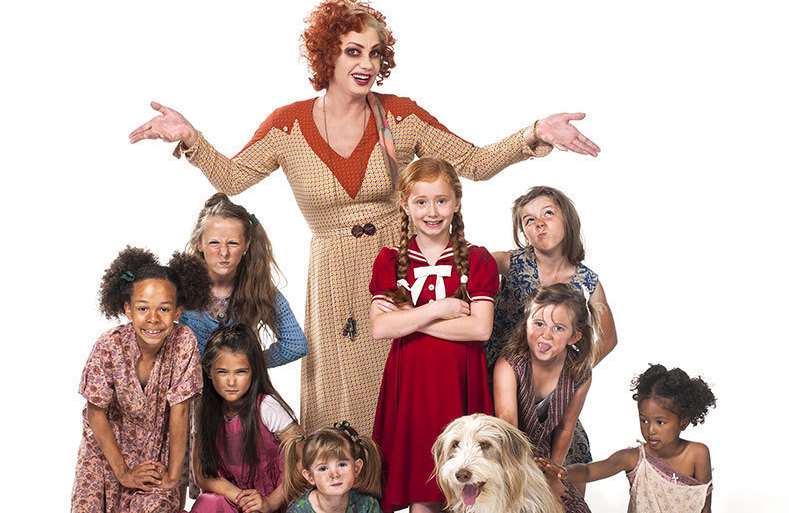 The musical Annie had a week-long run at the Marlowe Theatre in May