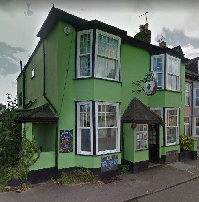 The Berry green exterior means it can be spotted easily in Canada Road, Walmer near Deal. Picture: Google Maps