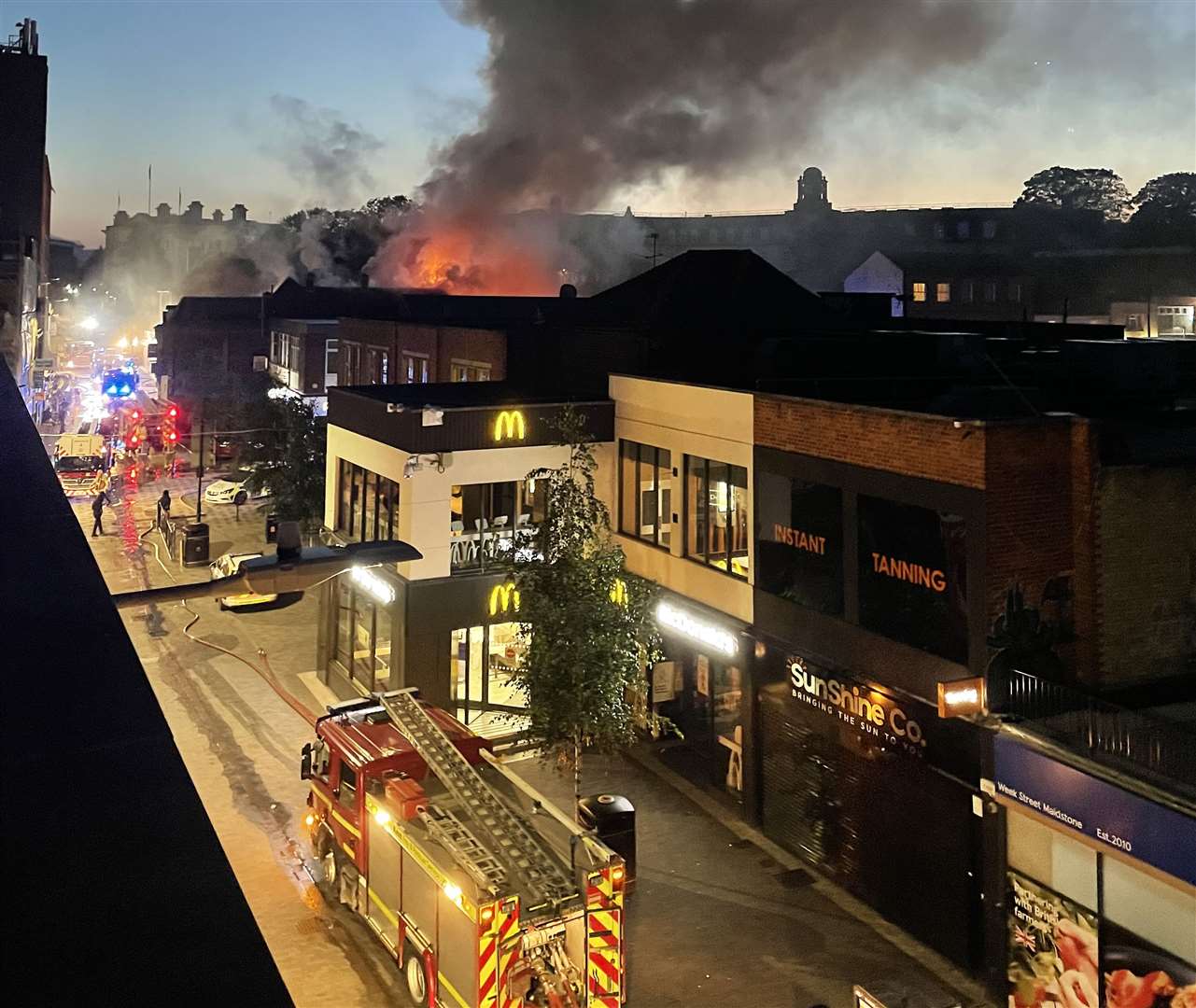 Mu Mu bar in Maidstone was on fire this time last year. Picture: Steve Gibbs