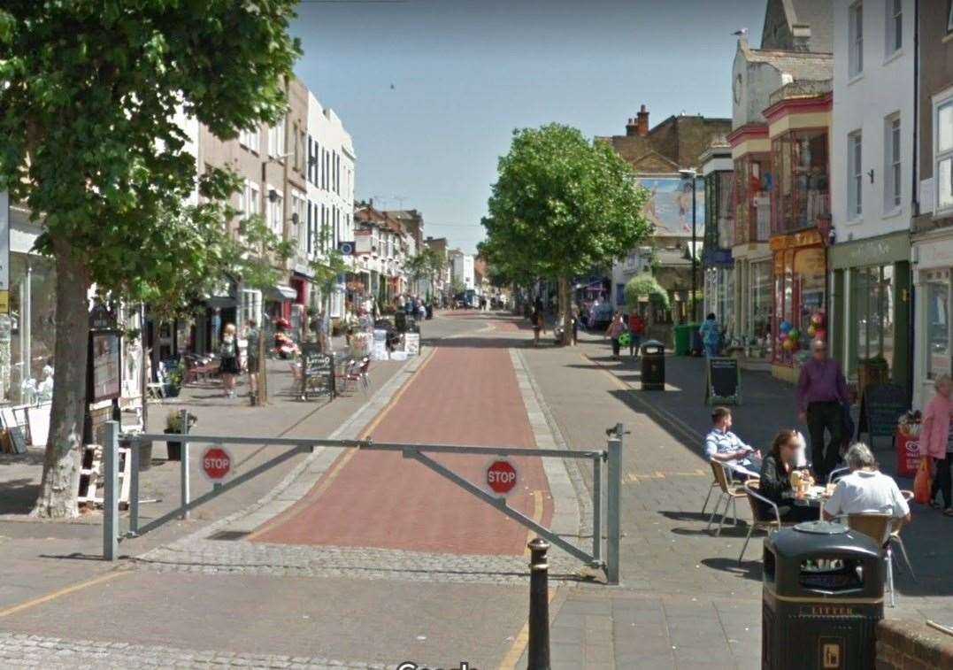 The incidents took place in Mortimer Street, Herne Bay. Picture: Google Street View