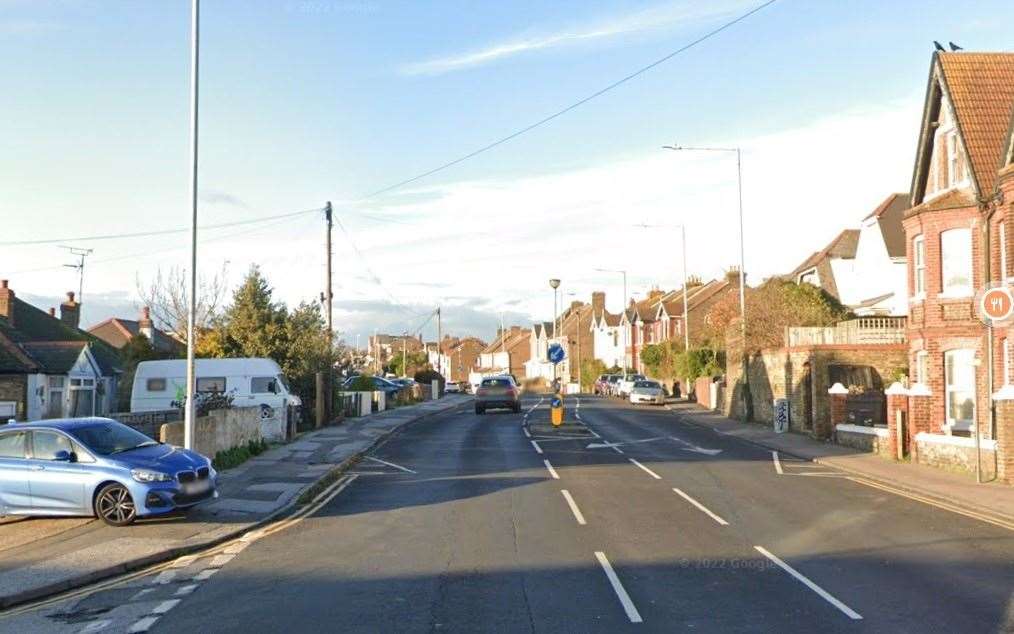 The dog attack happened in Margate Road, Ramsgate. Picture: Google