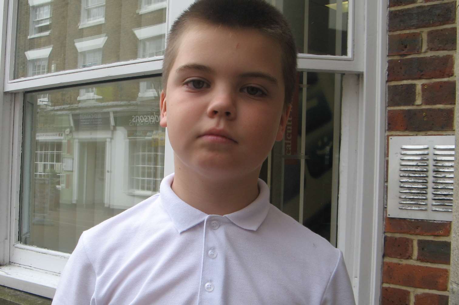 Gutted: Nine-year-old Callum Lingham