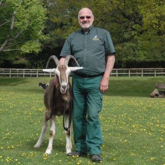 Robert Hitch of Buttercups Goat Sanctuary