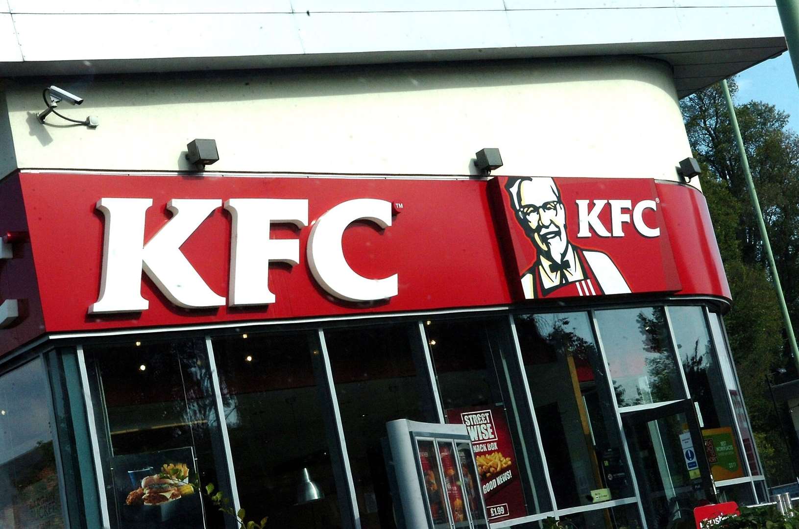They had a row inside a local KFC