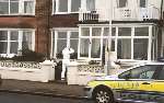 A scenes of crime officer at the premises in Westbrook where the body of James Siddall was discovered