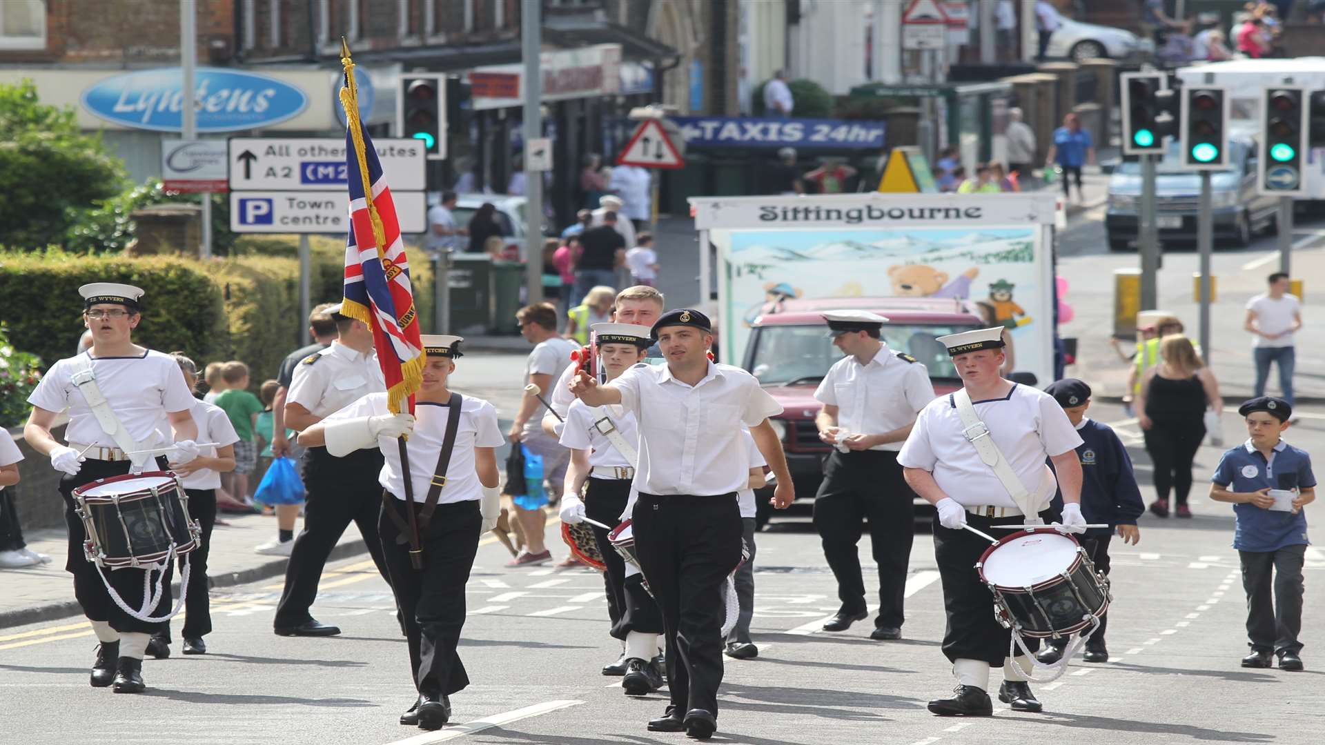 Sittingbourne and Milton Sea Cadets at last year's carnival