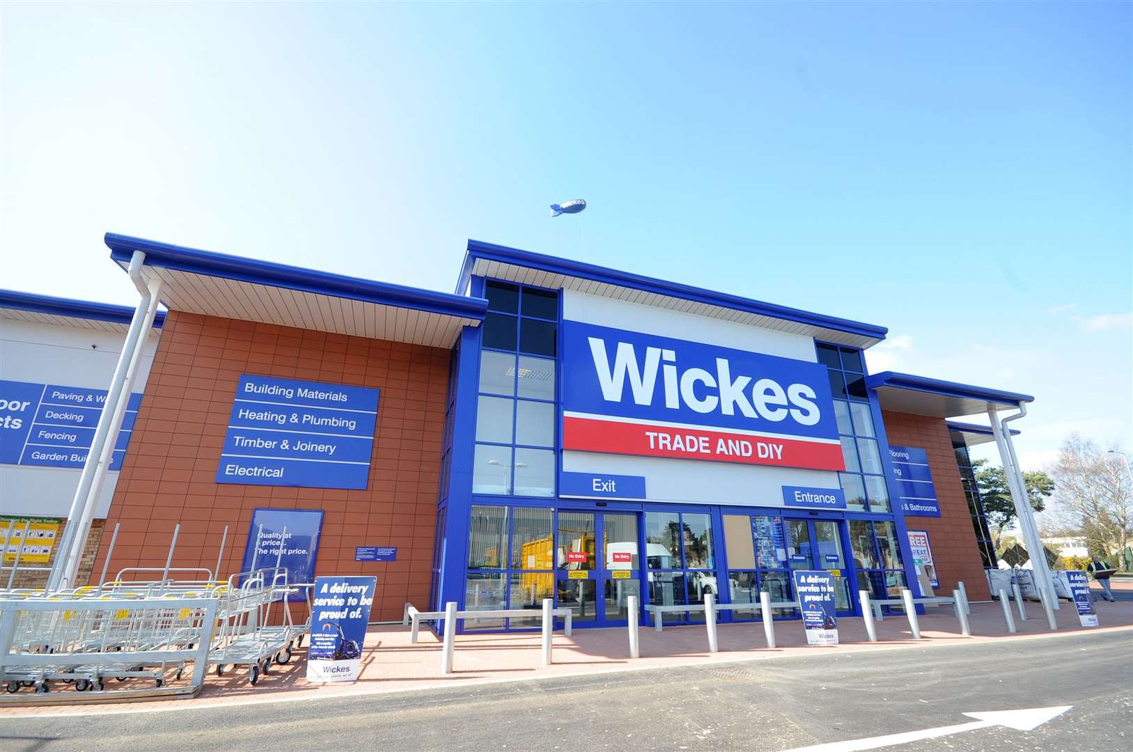 Wickes is among stores which have closed,