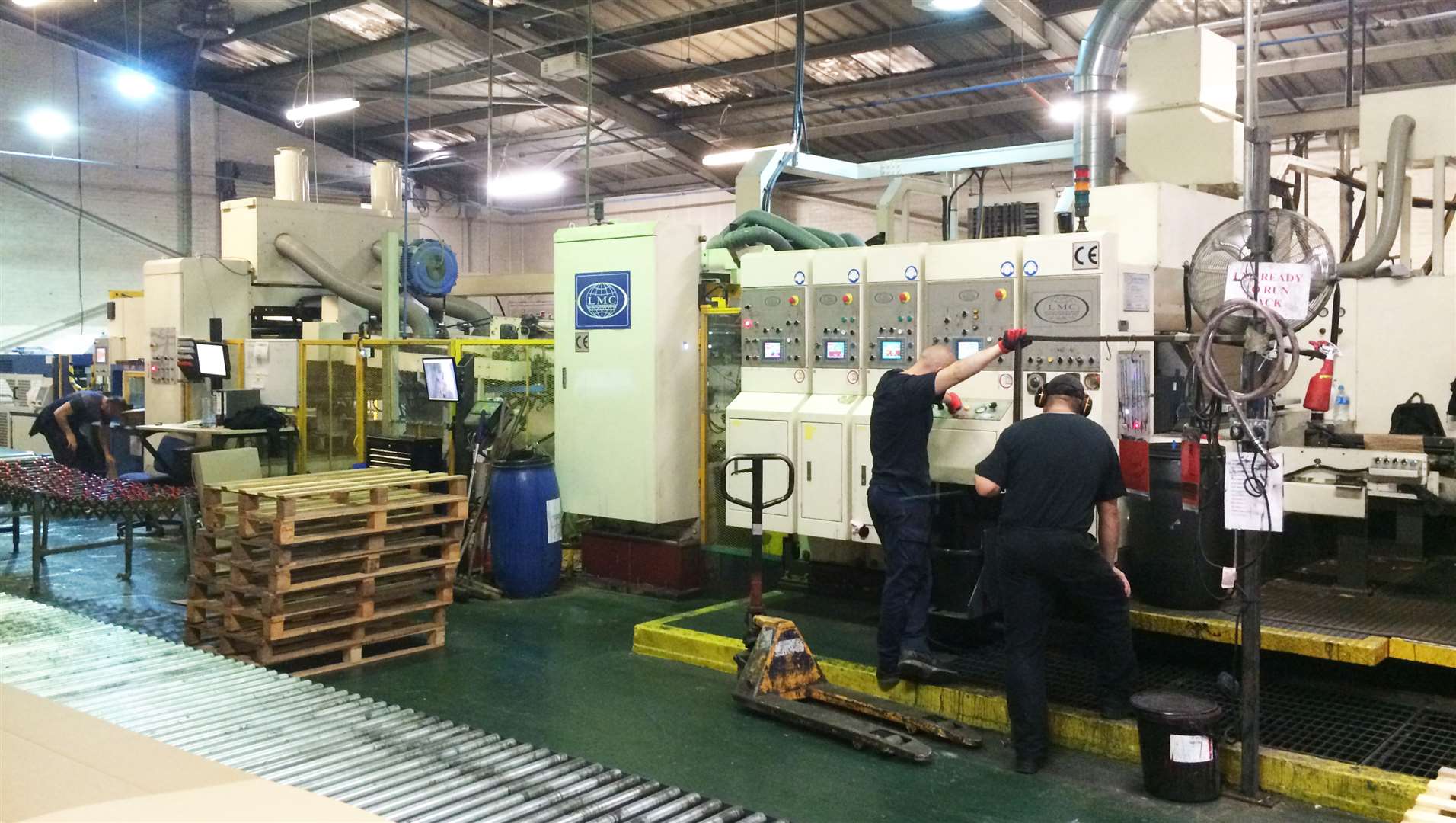 New machinery at the WE Roberts factory