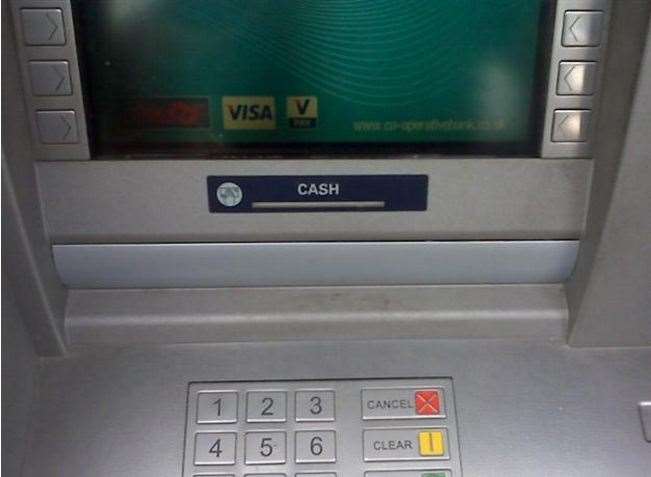 Cash machines have been tampered with in Dartford