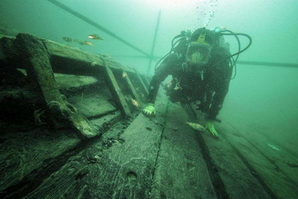 Diving Deep is the latest exhibition at the Chatham Historic Dockyard, about HMS Invincible Picture: Historic Dockyard Chatham