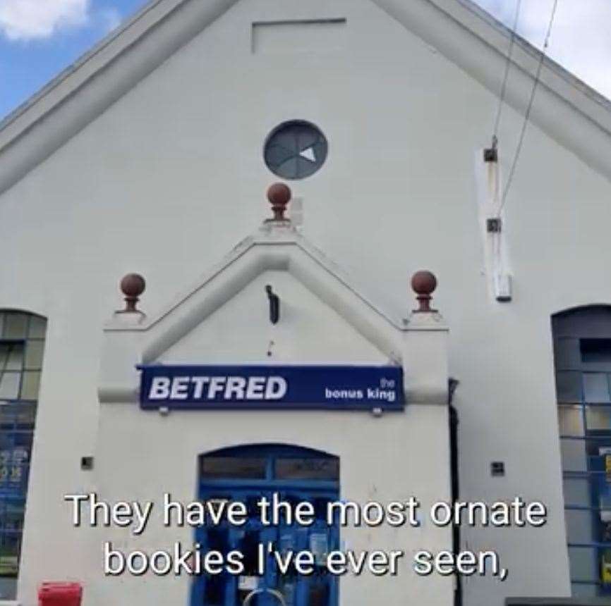The Whitstable Betfred attracted attention from Carr. Pic: Phil Carr