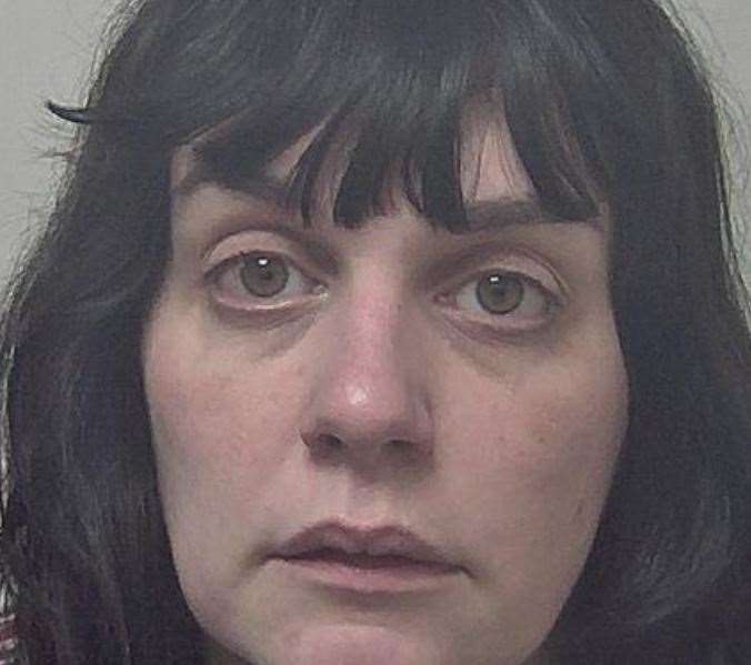 Mum-of-three Kirsty Wallis, from Herne Bay, has been jailed for two years and six months. Picture: Kent Police