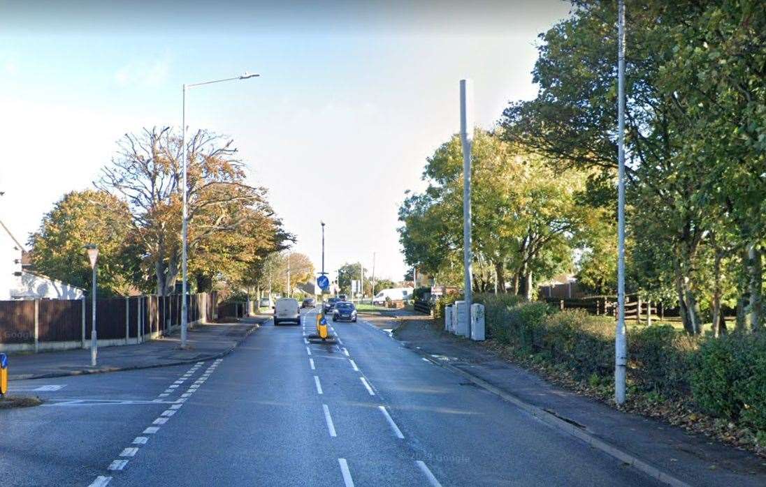 Part of the A28 Canterbury Road will be shut for emergency repairs after a sewer main burst. Picture: Google