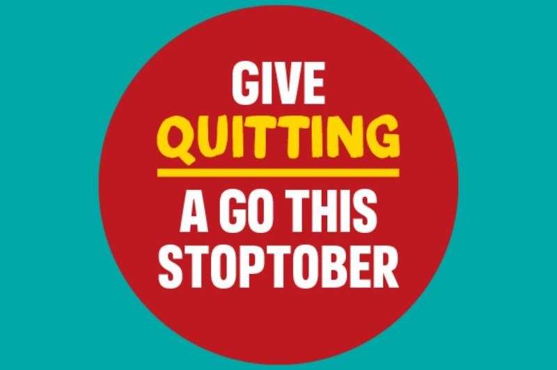 It's never too late to quit, so join in this Stoptober. Let's do this!