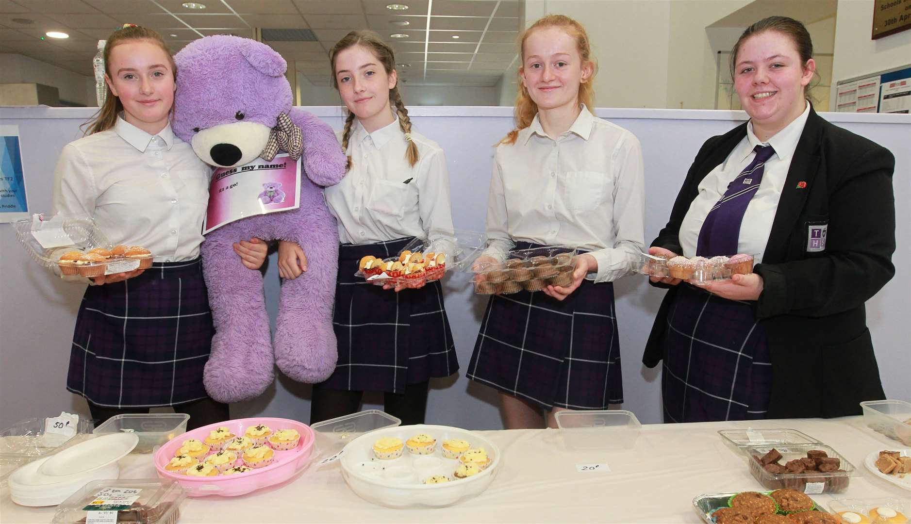 Homesdale School pupils ran a cake sale to raise money for pupils and staff who were affected by the flooding in Snodland