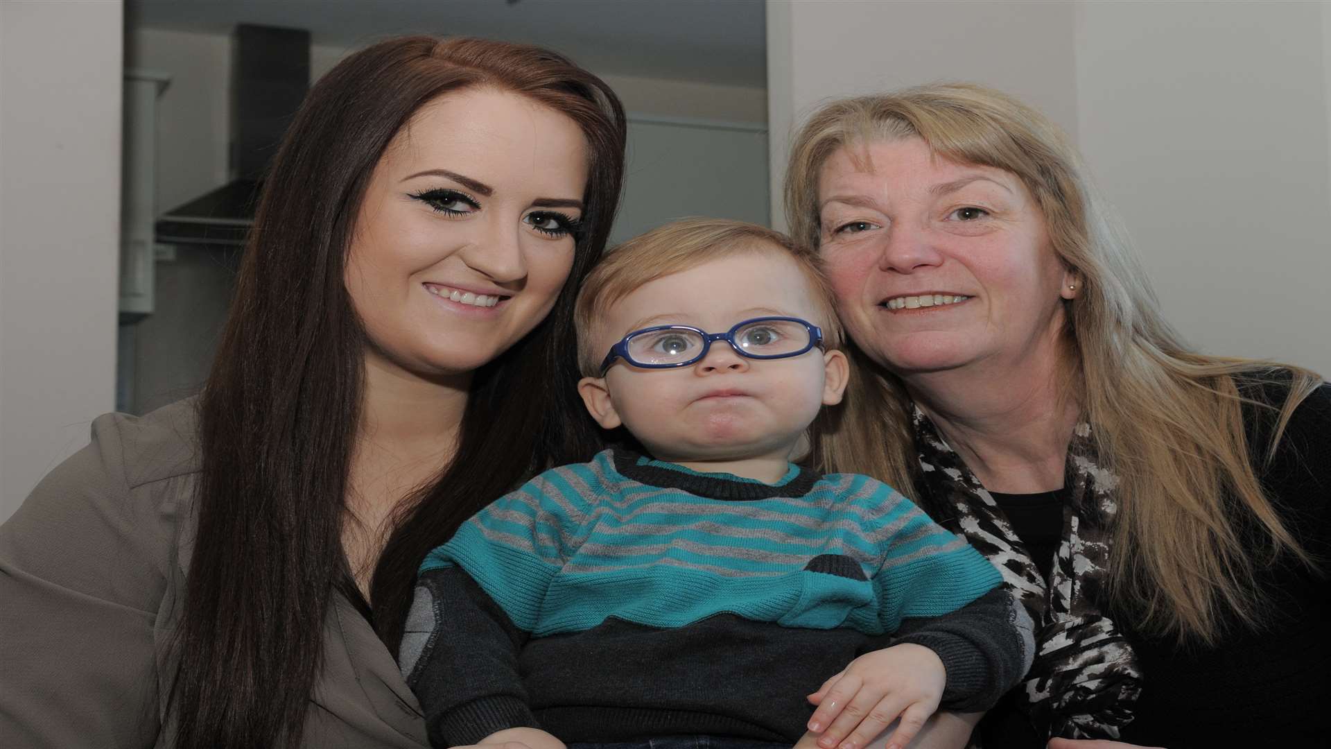 Midwife Debbie Newman, right, has won an award for saving baby Mason's life