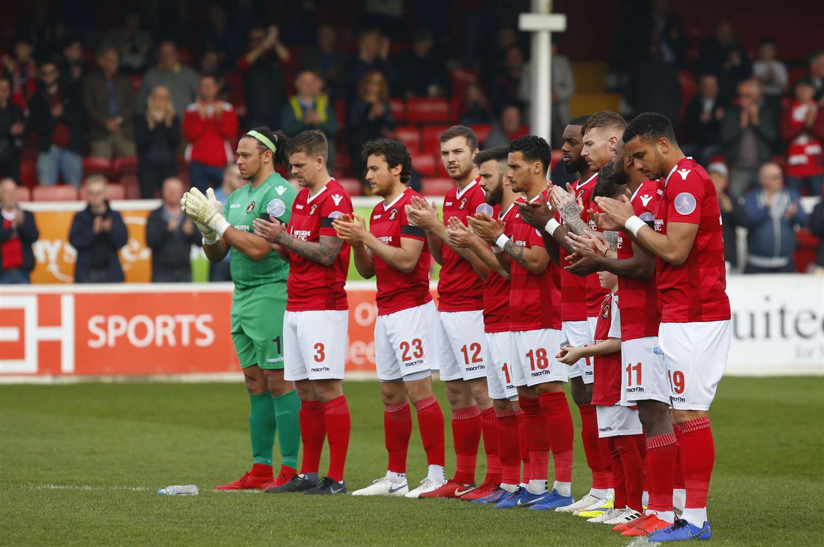 Ebbsfleet players say they have still not received last month's wages