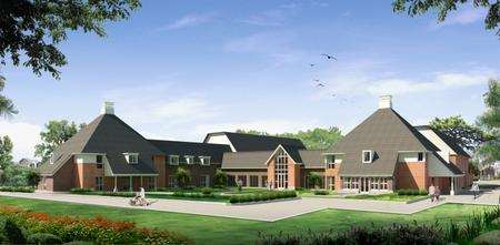 The £6 million Hengist Field Care Centre is being built near Sittingbourne