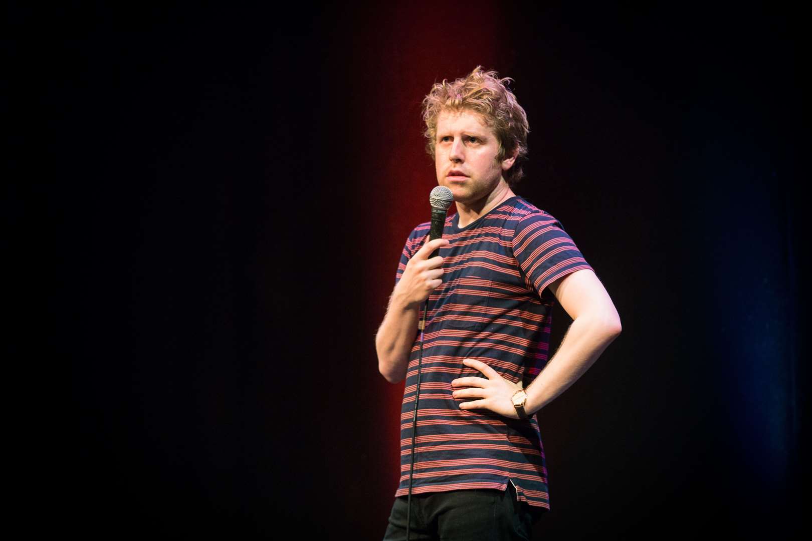 Josh Widdicombe is best known for hosting the Last Leg. Picture: Claire Haigh