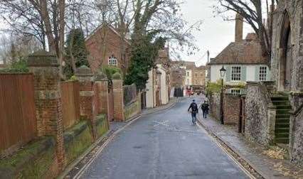 Part of Crow Lane in Rochester was closed by police after a man was stabbed. Picture: Google
