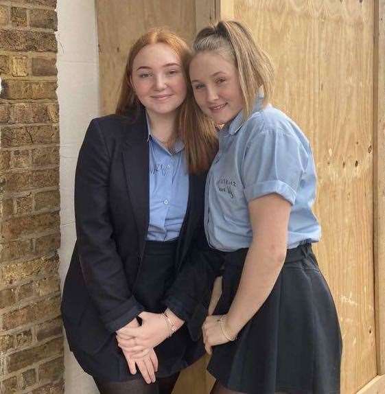 Lily Morgan and Skye Witte were sent home at short notice yesterday