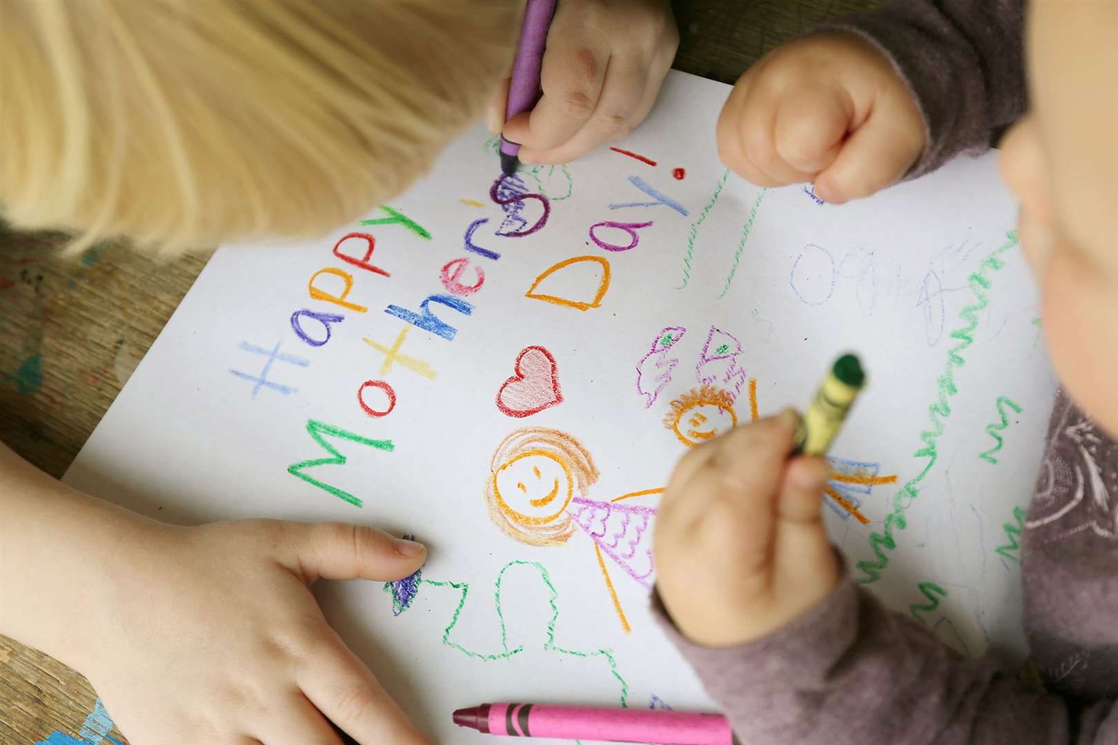 Did your child draw a Mother's Day picture?