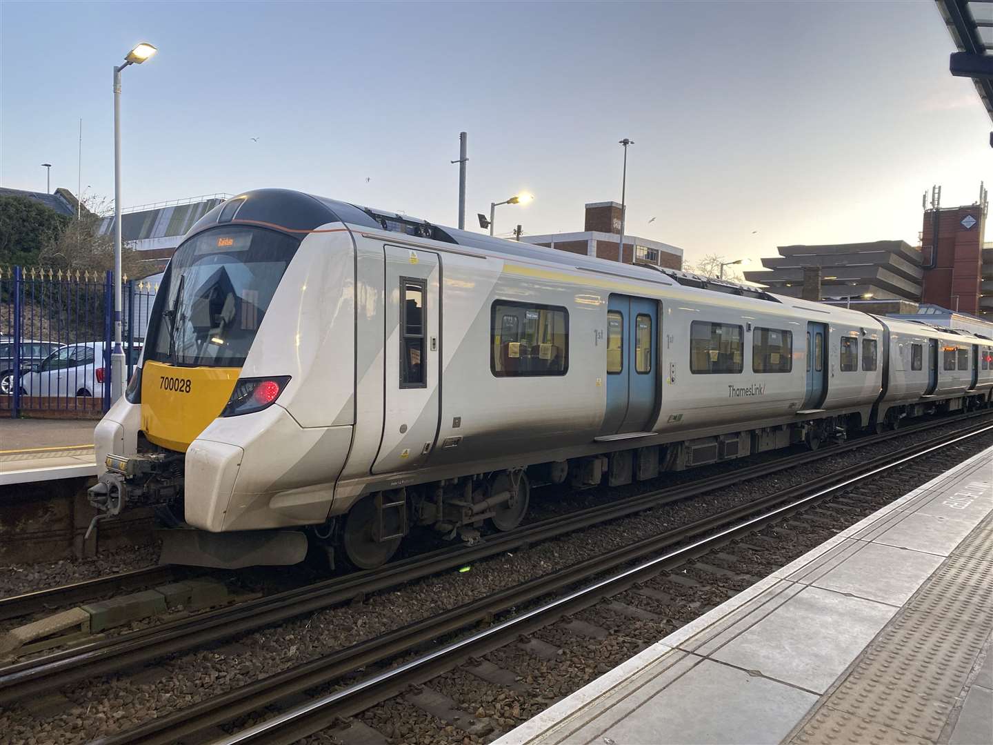 Thameslink services were temporarily suspended at Gravesend this morning