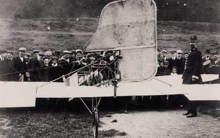 Bleriot's historic first flight across the Channel