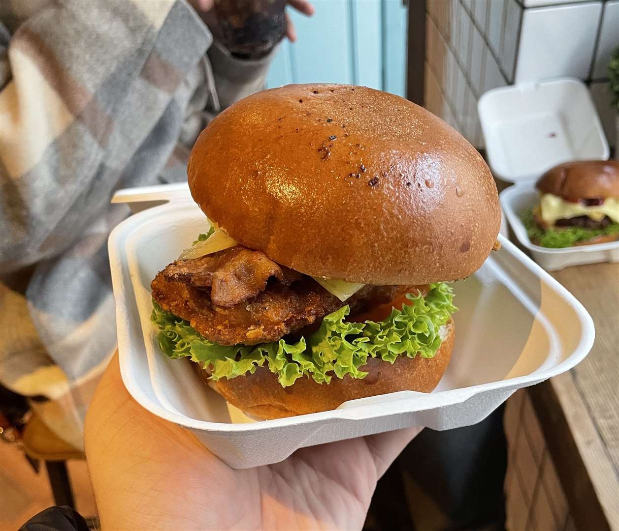 A huge range of burgers are on offer and can be made vegan upon request