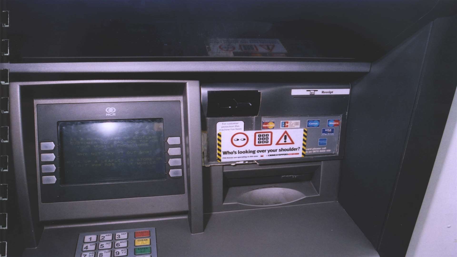 People have been warned to be on their guard when using cash machines after tampering
