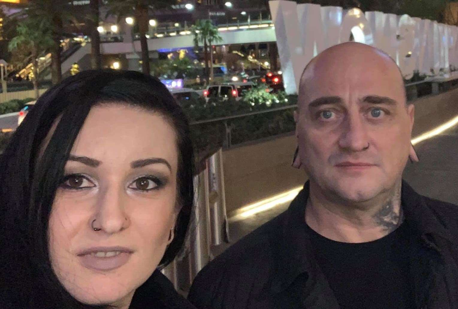 Ramona Stoia and Catalin Micu pictured together on a trip to Las Vegas in 2018. Picture: Facebook