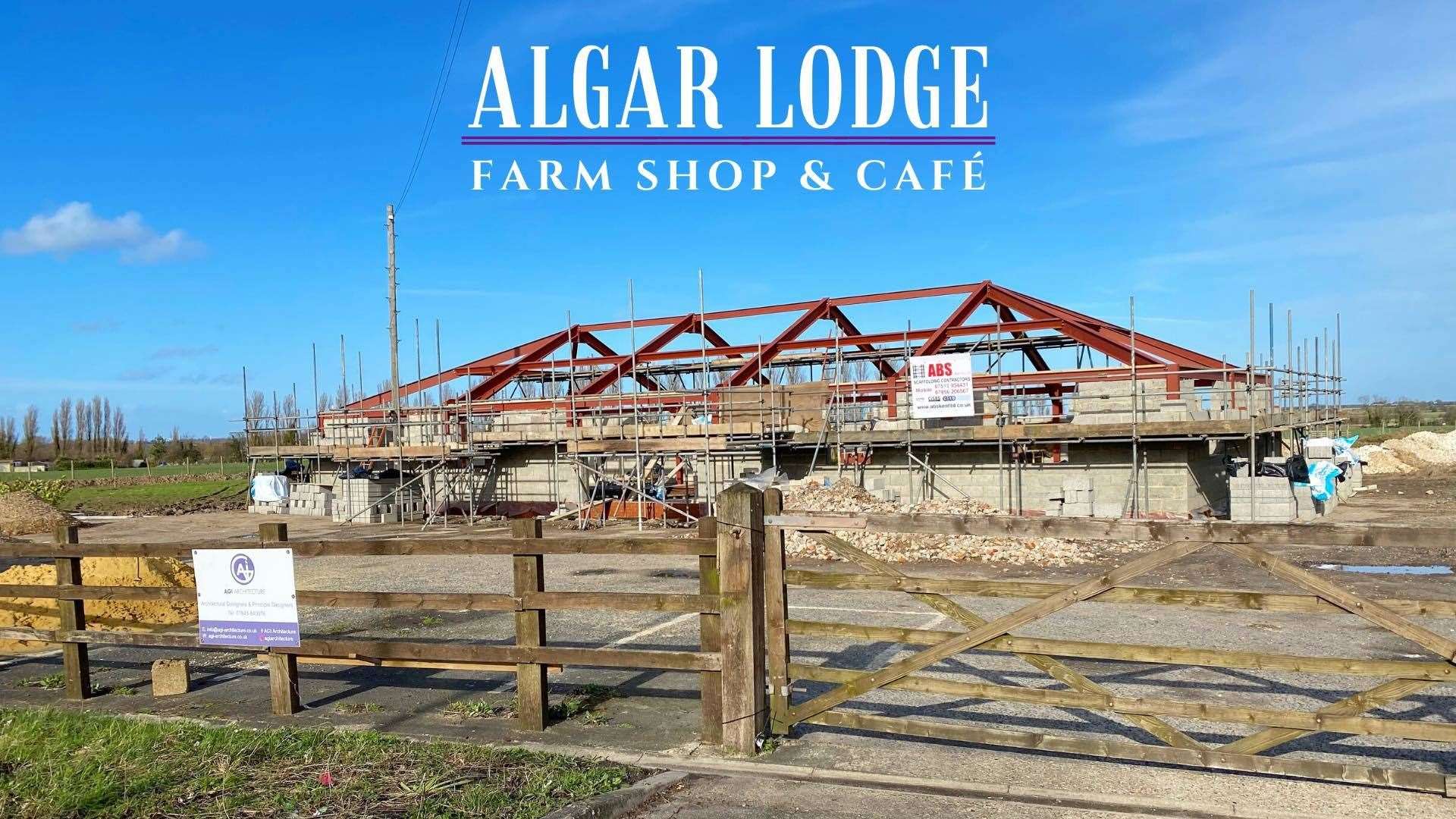 The Algar family bought the site in October 2017 and have built a brand new farm shop