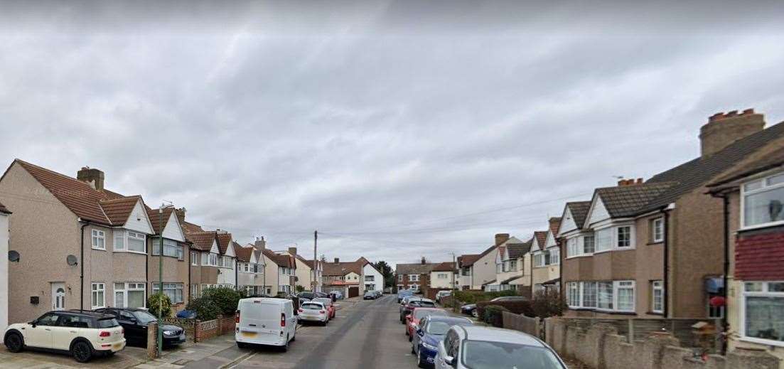 He was renting a house in Downs Avenue, Dartford. Picture: Google Maps