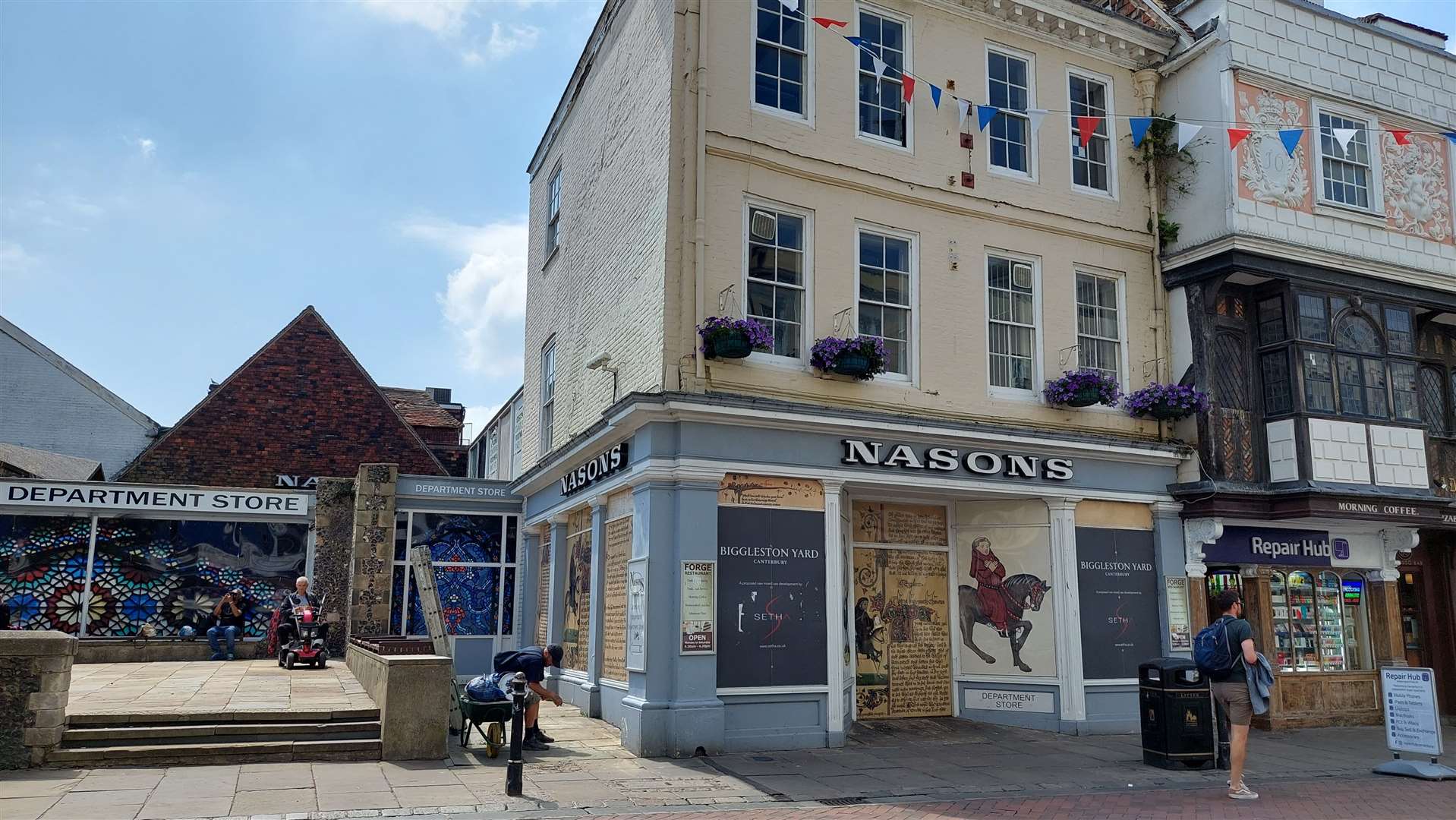How the former Nasons store in Canterbury city centre looks today. It has been closed for almost four years