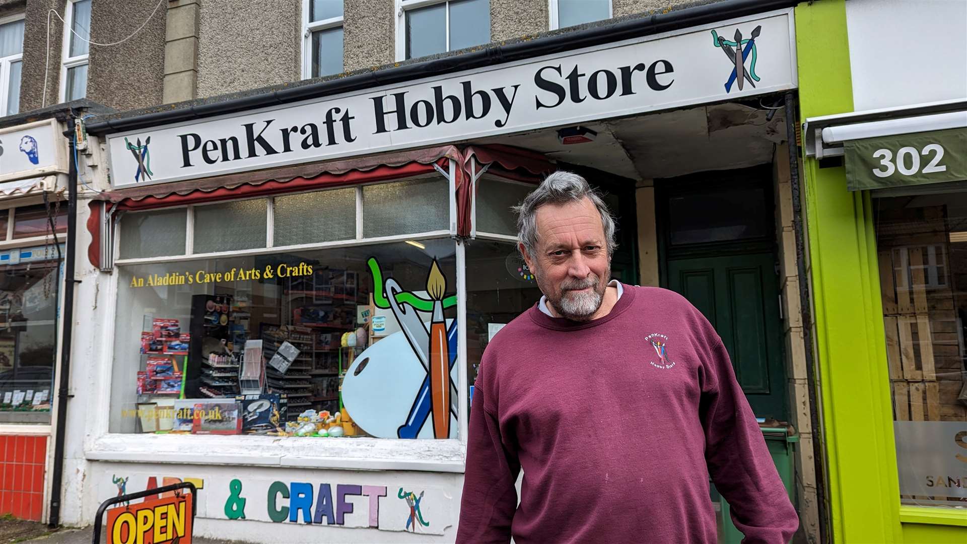 Peter Ingelbrecht has owned the PenKraft Hobby Store in Cheriton High Street for 24 years