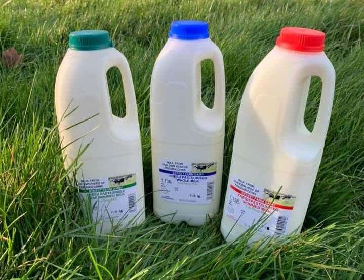 Thieves stole milk from the vulnerable victim.
