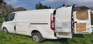 A van was reportedly stolen from Sevenoaks in a separate incident. Picture: Kent Police