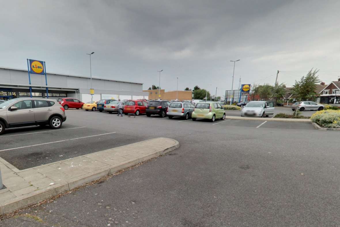 Police and ambulance crews had been seen at Lidl in Margate Road, Ramsgate. Picture: Google Maps