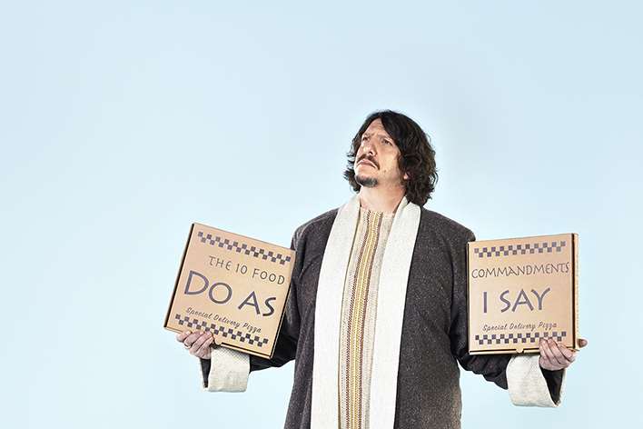 Jay Rayner is seeking divine intervention on his latest tour